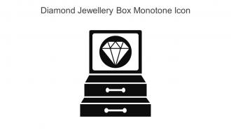 Diamond Jewellery Box Monotone Icon In Powerpoint Pptx Png And Editable Eps Format