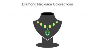 Diamond Necklace Colored Icon In Powerpoint Pptx Png And Editable Eps Format