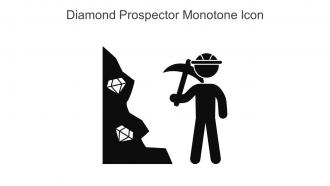 Diamond Prospector Monotone Icon In Powerpoint Pptx Png And Editable Eps Format