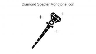 Diamond Scepter Monotone Icon In Powerpoint Pptx Png And Editable Eps Format