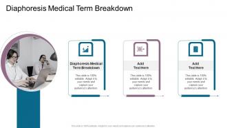 Diaphoresis Medical Term Breakdown In Powerpoint And Google Slides Cpb