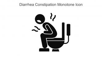 Diarrhea Constipation Monotone Icon In Powerpoint Pptx Png And Editable Eps Format