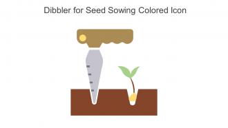 Dibbler For Seed Sowing Colored Icon In Powerpoint Pptx Png And Editable Eps Format