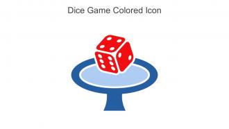 Dice Game Colored Icon In Powerpoint Pptx Png And Editable Eps Format