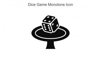 Dice Game Monotone Icon In Powerpoint Pptx Png And Editable Eps Format