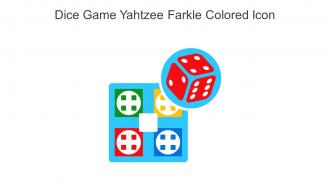 Dice Game Yahtzee Farkle Colored Icon In Powerpoint Pptx Png And Editable Eps Format