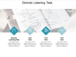 Dichotic listening task ppt powerpoint presentation ideas templates cpb