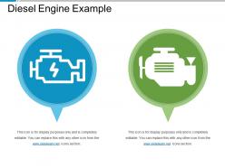 Diesel engine example