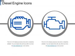 Diesel Engine Icons