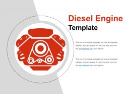 Diesel engine template