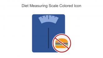 Diet Measuring Scale Colored Icon In Powerpoint Pptx Png And Editable Eps Format