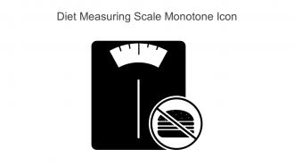 Diet Measuring Scale Monotone Icon In Powerpoint Pptx Png And Editable Eps Format