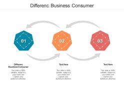 Differenc business consumer ppt powerpoint presentation layouts example cpb