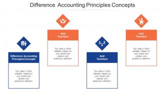 Difference Accounting Principles Concepts Ppt Powerpoint Presentation Tips Cpb