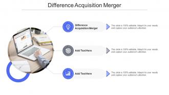Difference Acquisition Merger In Powerpoint And Google Slides Cpb