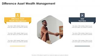 Difference Asset Wealth Management In Powerpoint And Google Slides Cpb