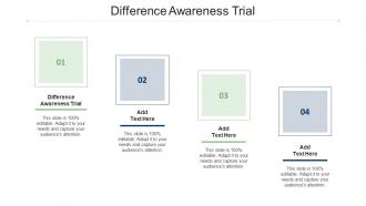 Difference Awareness Trial Ppt Powerpoint Presentation Icon Examples Cpb