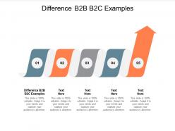 Difference b2b b2c examples ppt powerpoint presentation ideas model cpb