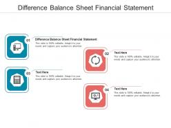 Difference balance sheet financial statement ppt powerpoint presentation infographic template rules cpb