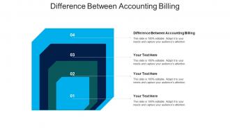 Difference between accounting billing ppt powerpoint presentation backgrounds cpb