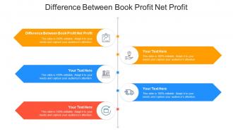 Difference between book profit net profit ppt powerpoint presentation inspiration example cpb