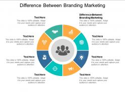 Difference between branding marketing ppt powerpoint presentation slides styles cpb