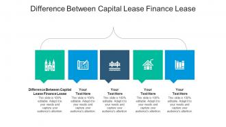 Difference between capital lease finance lease ppt powerpoint presentation file skills cpb
