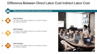 Difference Between Direct Labor Cost Indirect Labor Cost In Powerpoint And Google Slides Cpb