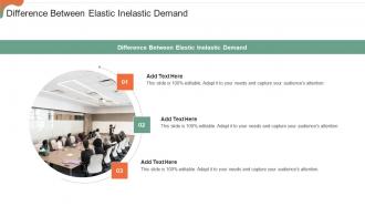 Difference Between Elastic Inelastic Demand In Powerpoint And Google Slides Cpb