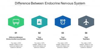 Difference Between Endocrine Nervous System Ppt Powerpoint Presentation Layouts Pictures Cpb