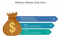Difference between goals vision ppt powerpoint presentation gallery show cpb