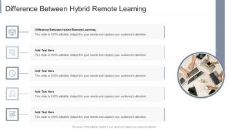 Difference Between Hybrid Remote Learning In Powerpoint And Google Slides Cpb
