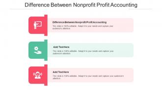 Difference Between Nonprofit Profit Accounting In Powerpoint And Google Slides Cpb