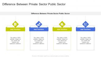 Difference Between Private Sector Public Sector In Powerpoint And Google Slides Cpb