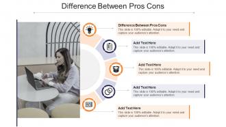 Difference Between Pros Cons In Powerpoint And Google Slides Cpb