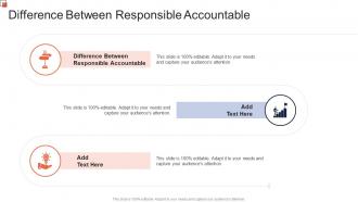 Difference Between Responsible Accountable In Powerpoint And Google Slides Cpb