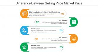 Difference between selling price market price ppt powerpoint presentation infographics slides cpb