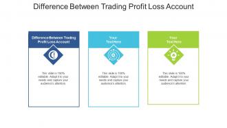 Difference between trading profit loss account ppt powerpoint presentation layouts inspiration cpb