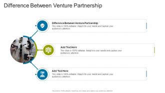 Difference Between Venture Partnership In Powerpoint And Google Slides Cpb