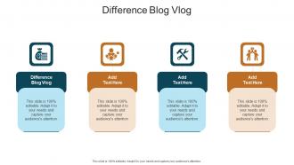 Difference Blog Vlog In Powerpoint And Google Slides Cpb