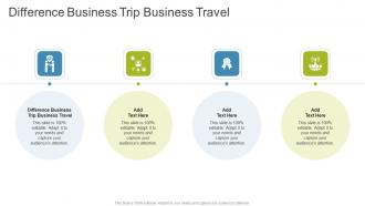 Difference Business Trip Business Travel In Powerpoint And Google Slides Cpb
