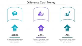 Difference Cash Money Ppt Powerpoint Presentation Styles Deck Cpb