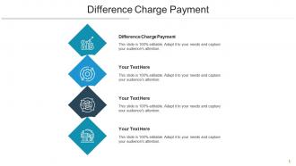 Difference charge payment ppt powerpoint presentation show master slide cpb