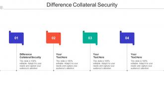 Difference Collateral Security Ppt Powerpoint Presentation Gallery Template