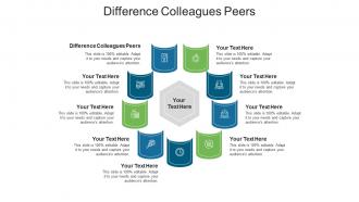 Difference colleagues peers ppt powerpoint presentation outline display cpb