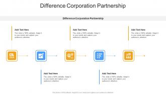 Difference Corporation Partnership In Powerpoint And Google Slides Cpb
