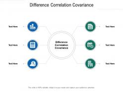 Difference Correlation Covariance Ppt Powerpoint Presentation ...