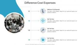 Difference Cost Expenses In Powerpoint And Google Slides Cpb