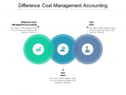 Difference cost management accounting powerpoint presentation professional backgrounds cpb