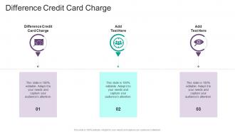 Difference Credit Card Charge In Powerpoint And Google Slides Cpb